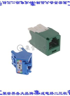 CJUD6X88TGGR 接插件连接器CAT6A UP/DOWN 45 DEGREE TG WIREC