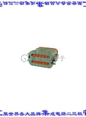 DT06-12SC-CE05 矩形连接器外壳12POS插头2排母形插口灰色自由悬