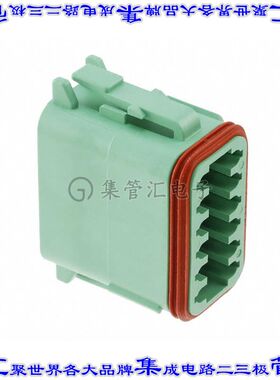 DT06-12SC 矩形连接器外壳12POS插头2排母形插口灰色自由悬挂