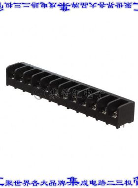 5-1437653-8 端子块连接器12电路隔板接线座9.53mm螺钉