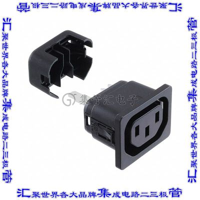 6610.1354 电源接入连接器3POS插座母型插口IEC320-2-2/F面板安装