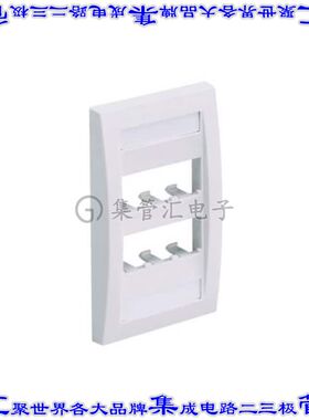 CFPE6IGY 接插件连接器FACEPLATE, 6 PORT, SINGLE GANG,