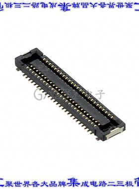 AXE750127A 板对板连接器50POS插口外罩触点2排0.35mm表贴SMD镀金