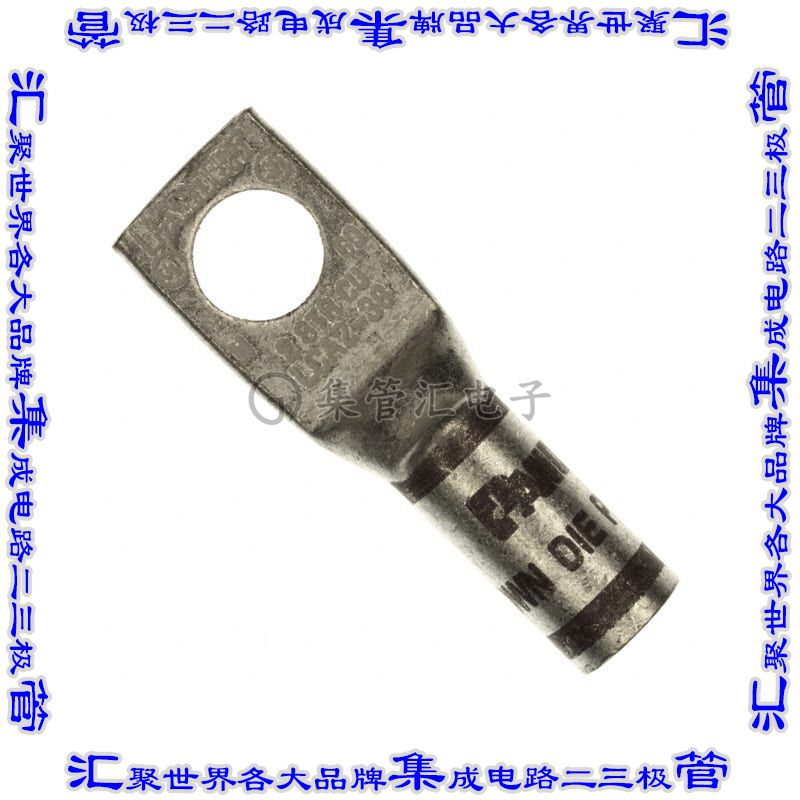 LCA2-38-Q 接插件连接器CONN TERM RECT LUG 2 AWG #3/8