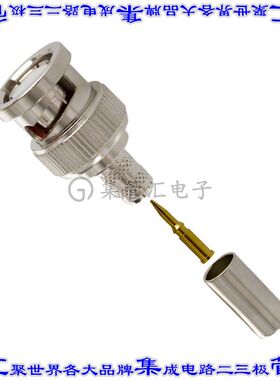 68175-5RFX 同轴连接器BNC插头公引脚压接50欧姆自由悬挂