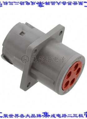 HD10-5-16P 圆形连接器5POS插座外壳用于公插针灰色面板安装