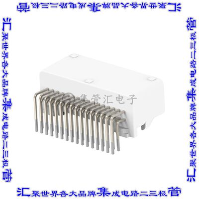 1318745-9 针座连接器32POS接头2排2.2mm公形插针通孔直角锡