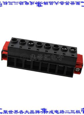1924770000 端子块连接器8POS插头母插口10.16mm黑色自由悬挂