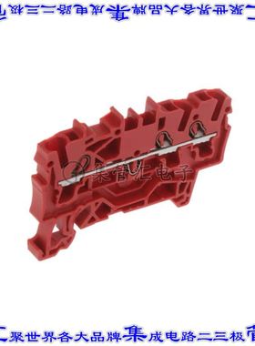 2002-1303 端子块连接器3POS馈通式5.2mm红色12-18AWG