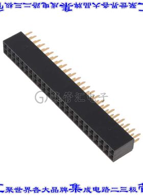 65781-024LF 针座连接器48POS插座2排2.54mm母形插口通孔直针镀金
