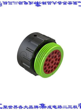 AHDP06-24-23PN-WTA 圆形连接器23POS插头外壳用于公插针黑色自由