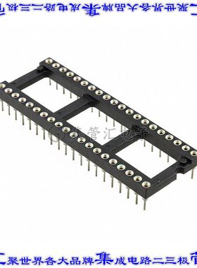 D2840-42 连接器IC插座DIP 15.24mm插口40(2 x 20)位置镀金通孔