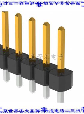 68000-208HLF 针座连接器8POS接头2.54mm公形插针通孔直针镀金