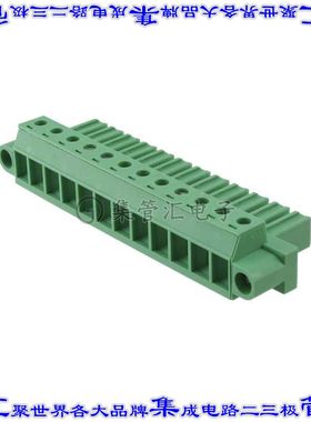 1827583 端子块连接器12POS插头母插口7.62mm绿色自由悬挂
