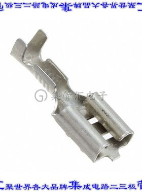 160389-3 快速连接器端子母头6.35mm压接18-22AWG