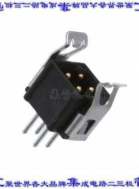 M80-8530442 针座连接器4POS接头2排2mm公形插针通孔直针镀金