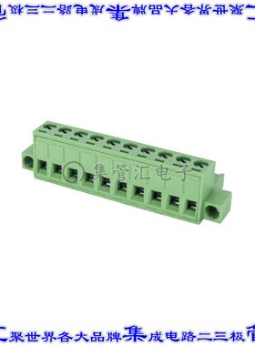 2ESDVM-10P 端子块连接器10POS插头母插口5.08mm绿色自由悬挂