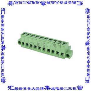 2ESDVM-10P 端子块连接器10POS插头母插口5.08mm绿色自由悬挂