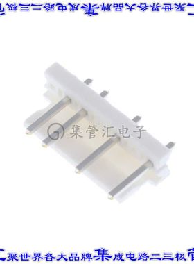 643464-6 针座连接器7POS接头3.96mm公形插针通孔直针锡