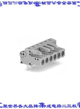 232-235 端子块连接器5POS接头母型插口5mm灰色90DEG通孔