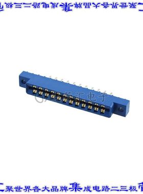 EBM12DRXH 卡边缘连接器24POS母头2排3.96mm蓝色镀金