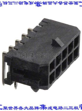 430451000 0430451000针座连接器10POS接头2排3mm公形插针通孔直