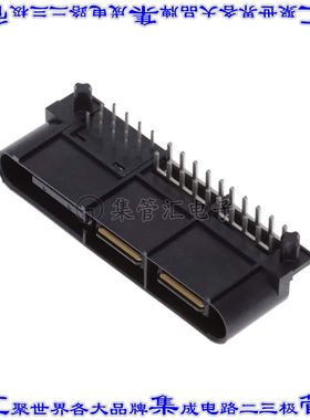 LPHT-04-16-L-RT1-GP 背板连接器20POS插头中央触点带2排通孔直角