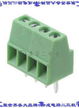 OSTVN04A150 线对板连接器4POS接线端子2.54mm通孔水平带板