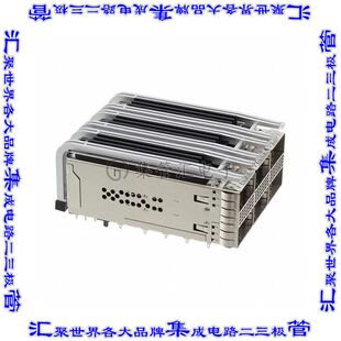 连接器228 通孔直角压 2299924 插拔式 2x3 ZQSFP 插座集成 38x6