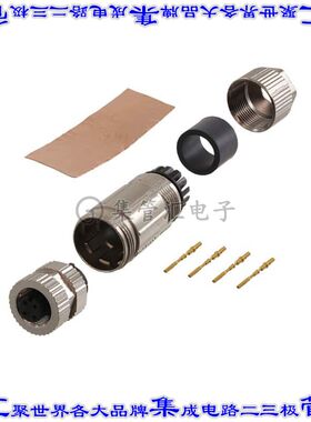 MSAS-04BFFC-SL7001 圆形连接器4POS插头母插口压接自由悬挂