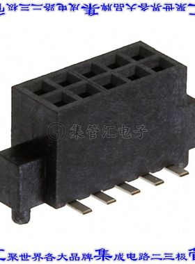 M50-3110542 针座连接器10POS插座2排1.27mm母形插口表贴SMD镀金
