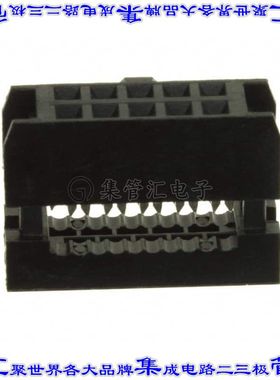 SFH21-PPPN-D05-ID-BK 矩形连接器10POS接头2排2mm母插口黑色IDC