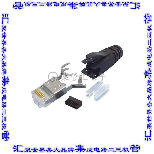 TSP6088S 接插件连接器PLUG RJ45 CAT6A SHD W/SR 100P