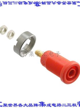 72912-2 接插件连接器CONN BANANA JACK THRD RED