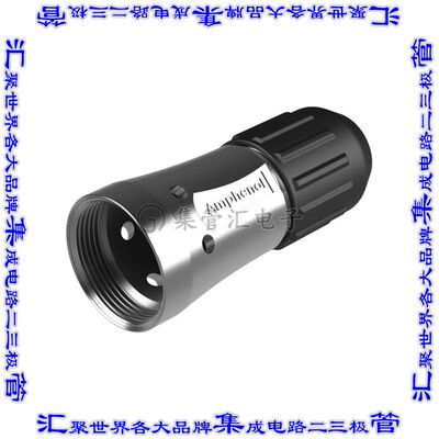 AHDMBS-18-002 接插件连接器CONN BACKSHELL SZ18 BLK/SIL M32