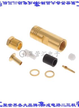 R114005000W 同轴连接器SMB插头母形插口焊接50欧姆自由悬挂