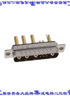 680M9W4103L211 连接器9(5+4电源)插头公引脚2排D-Sub组合式面板