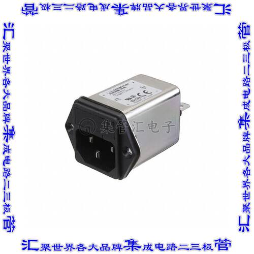 FN9262B-10-06 电源接入连接器3POS插座公插片模块IEC320-C14面板