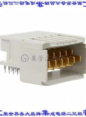 120956-1 背板连接器6POS接头公型刀片板边缘通孔直角灰色