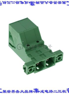 1748707 端子块连接器2POS插头公引脚10.16mm绿色自由悬挂