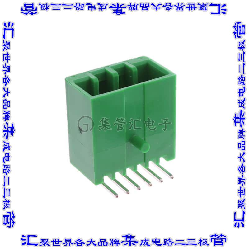 IL-AG5-6P-S3L2 针座连接器6POS接头2.5mm公形插针通孔直角锡