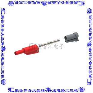 接插件连接器CONN BANANA PLUG CT2631 SLDR STACK RED