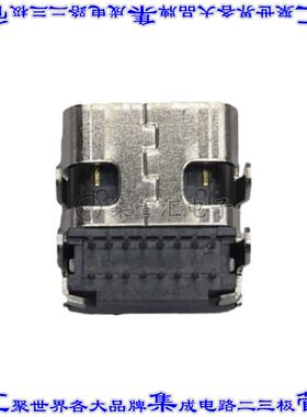 CU3216SASBLR004-NH 连接器USB TYPE-C插座24(16+8 模拟)POS通孔