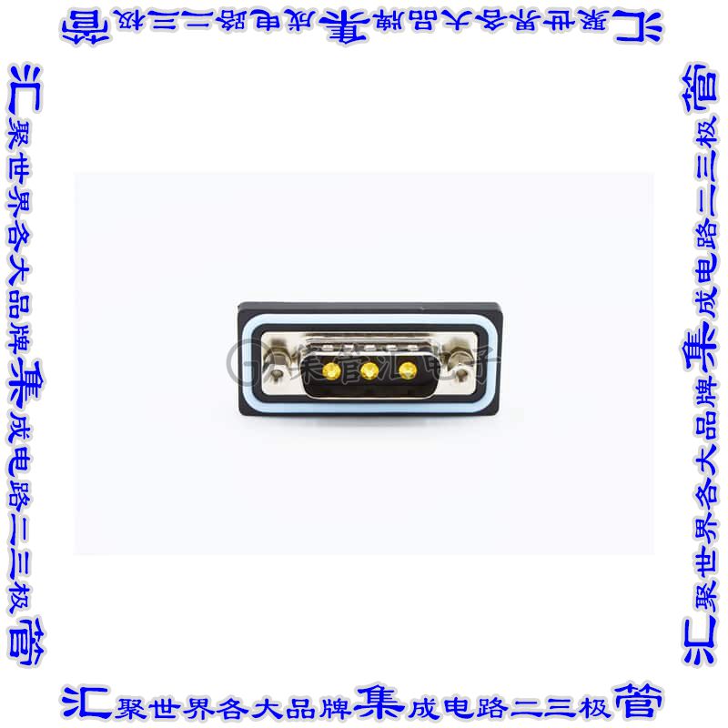 CDFR3W3113L411 连接器3(电源)插头公引脚D-Sub组合式面板安装通