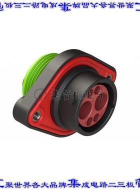 AHDP02-18-06PN-WTAC030 圆形连接器6POS插座外壳用于公插针黑色