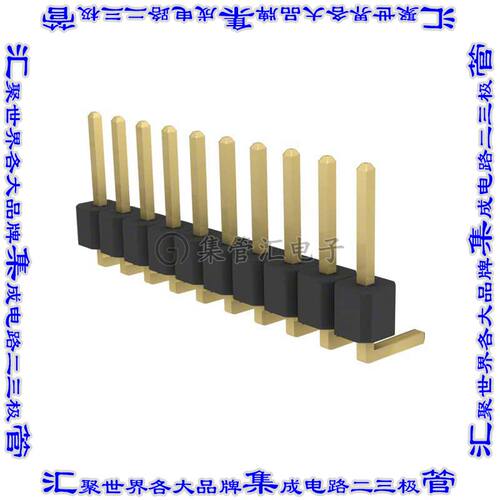 PRPC010SBAN-M71RC 针座连接器10POS分离式2.54mm公形插针通孔直