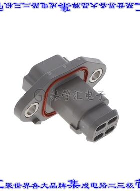 DT04-08PA-LE03 矩形连接器外壳8POS插座2排9.12mm公形引脚灰色面