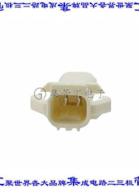 2321926-2 矩形连接器外壳2POS插座2.5mm公形引脚天然色面板安装