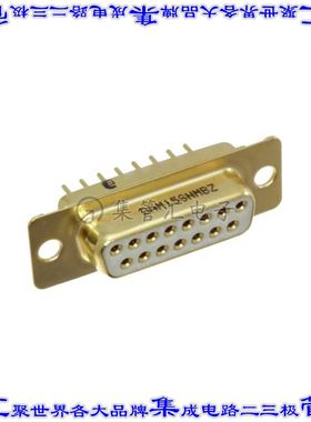 340100101BDAM15SNMBZ 连接器15POS插座母插口2排D-Sub通孔
