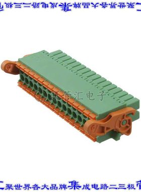 1790629 端子块连接器32POS插头母插口2排3.5mm绿色自由悬挂